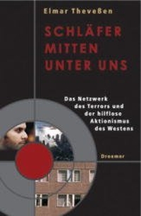 Buchcover: Elmar Theveßen. Schläfer mitten unter uns. Droemer Knaur Verlag, München, 2002.