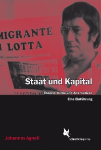 Buchcover: Johannes Agnoli. Staat und Kapital - Theorie und Kritik. Schmetterling Verlag, Stuttgart, 2019.