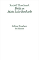 Cover: Rudolf Borchardt: Gesammelte Briefe. Briefe an Marie Luise Borchardt, Band 2