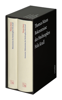 Buchcover: Thomas Mann. Bekenntnisse des Hochstaplers Felix Krull - Große kommentierte Frankfurter Ausgabe. Band 12/1-2. S. Fischer Verlag, Frankfurt am Main, 2012.