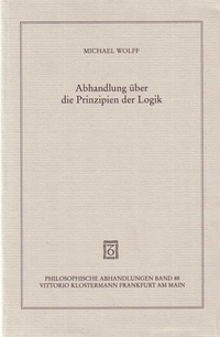 Cover: Abhandlung über die Prinzipien der Logik