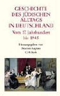 Cover: Geschichte des jüdischen Alltags in Deutschland