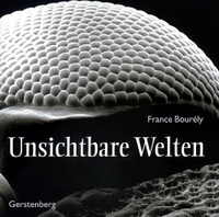 Buchcover: France Bourely. Unsichtbare Welten - Von der Schönheit des Mikrokosmos. Gerstenberg Verlag, Hildesheim, 2002.