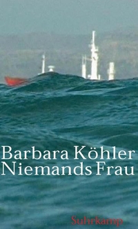 Buchcover: Barbara Köhler. Niemands Frau - Gesänge. Mit CD. Suhrkamp Verlag, Berlin, 2007.