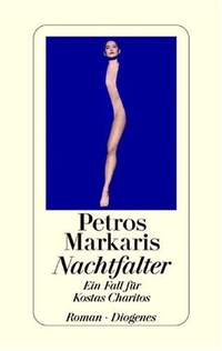 Buchcover: Petros Markaris. Nachtfalter - Roman. Diogenes Verlag, Zürich, 2001.