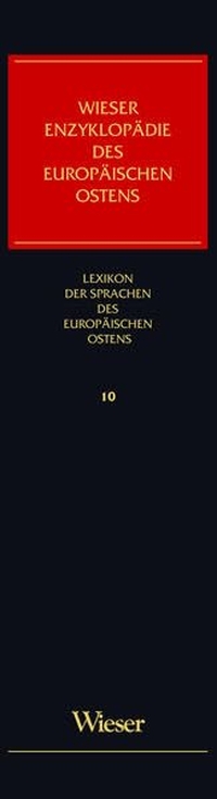 Buchcover: Gerald Krenn / Milos Okuka. Wieser Enzyklopädie des Europäischen Ostens - Band 10: Lexikon der Sprachen des Europäischen Ostens. Wieser Verlag, Klagenfurt, 2002.