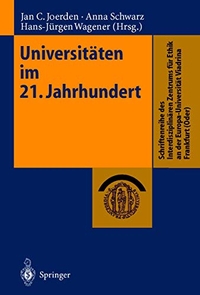 Buchcover: Universitäten im 21. Jahrhundert. Springer Verlag, Heidelberg, 2000.