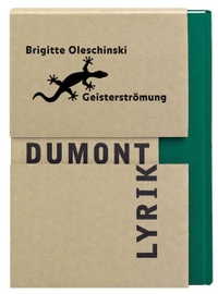 Buchcover: Brigitte Oleschinski. Geisterströmung - Gedichte. DuMont Verlag, Köln, 2004.