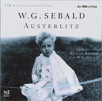 Buchcover: W. G. Sebald. Austerlitz - Roman. 9 CDs. DHV - Der Hörverlag, München, 2017.