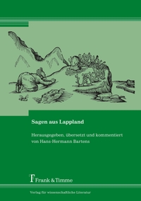 Buchcover: Hans-Hermann Bartens (Hg.). Sagen aus Lappland. Frank und Timme Verlag, Berlin, 2018.