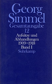 Cover: Georg Simmel: Gesamtausgabe in 24 Bänden. Band 12