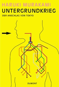 Buchcover: Haruki Murakami. Untergrundkrieg - Der Anschlag von Tokyo. DuMont Verlag, Köln, 2002.