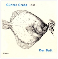 Buchcover: Günter Grass. Der Butt, gelesen von Günter Grass, 24 CDs. Steidl Verlag, Göttingen, 2010.