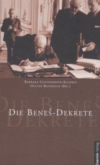 Buchcover: Barbara Coudenhove-Kalergi / Oliver Rathkolb (Hg.). Die Benes-Dekrete. Czernin Verlag, Wien, 2002.
