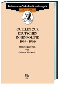 Cover: Quellen zur deutschen Innenpolitik 1933-1939