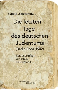 Cover: Die letzten Tage des deutschen Judentums