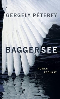 Buchcover: Gergely Peterfy. Baggersee - Roman. Zsolnay Verlag, Wien, 2008.
