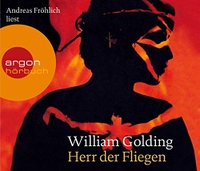 Buchcover: William Golding. Herr der Fliegen - 6 CDs. Argon Verlag, Berlin, 2009.