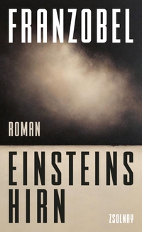 Buchcover: Franzobel. Einsteins Hirn - Roman. Zsolnay Verlag, Wien, 2023.