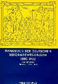 Cover: Handbuch der deutschen Reformbewegung 1830-1933