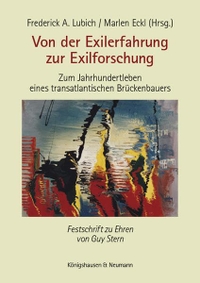 Cover: Von der Exilerfahrung zur Exilforschung