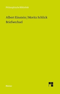Cover: Albert Einstein, Moritz Schlick: Briefwechsel