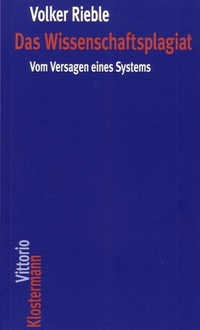 Cover: Das Wissenschaftsplagiat