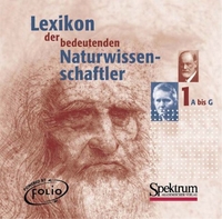 Buchcover: Lexikon der bedeutenden Naturwissenschaftler - 3 Bände. Spektrum Akademischer Verlag, Heidelberg, 2004.