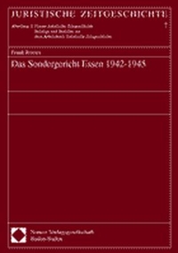 Buchcover: Frank Roeser. Das Sondergericht Essen 1942-45. Nomos Verlag, Baden-Baden, 2000.
