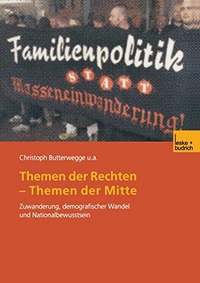 Cover: Themen der Rechten - Themen der Mitte - Zuwanderung, demografischer Wandel und Nationalbewusstsein. Leske und Budrich Verlag, Opladen, 2002.