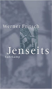 Buchcover: Werner Fritsch. Jenseits - Roman. Suhrkamp Verlag, Berlin, 2000.