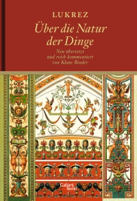 Buchcover: Lukrez. Über die Natur der Dinge. Galiani Verlag, Berlin, 2014.