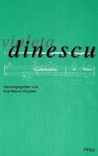 Buchcover: Eva-Maria Houben (Hg.). Violeta Dinescu. Pfau Verlag, Saarbrücken, 2004.