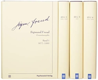 Buchcover: Sigmund Freud. Siegmund Freud Gesamtausgabe (SFG) - Band 1-4: Die voranalytischen Schriften, 1877-1894. Psychosozial Verlag, Gießen, 2015.