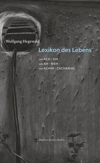 Buchcover: Wolfgang Hegewald. Lexikon des Lebens. Matthes und Seitz Berlin, Berlin, 2017.