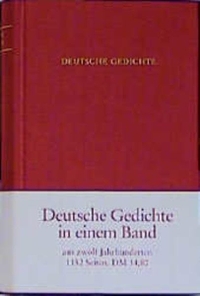 Cover: Deutsche Gedichte