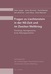 Cover: Fragen zu Liechtenstein in der NS-Zeit und im Zweiten Weltkrieg