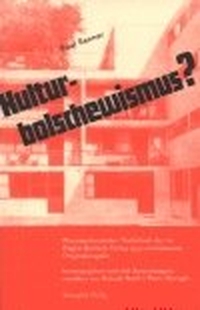 Buchcover: Paul Renner. Kulturbolschewismus?. Stroemfeld Verlag, Frankfurt/Main und Basel, 2003.