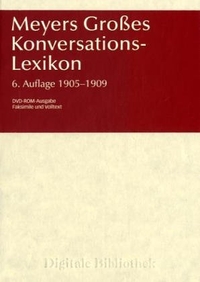 Buchcover: Meyers Großes Konversations-Lexikon - 1 DVD-Rom. Digitale Bibliothek Band 100. Directmedia Publishing, Berlin, 2003.