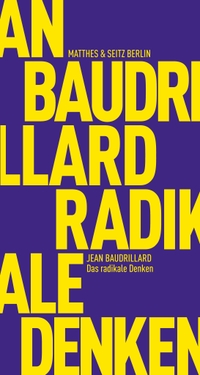 Cover: Das radikale Denken