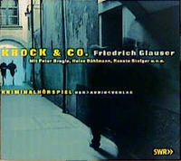 Buchcover: Friedrich Glauser. Krock und Co. - Kriminalroman. Audio Verlag, Berlin, 2000.