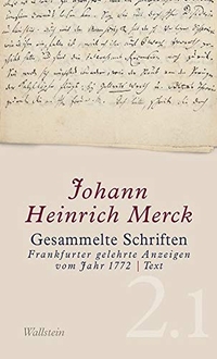 Cover: Johann Heinrich Merck: Gesammelte Schriften