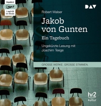 Cover: Jakob von Gunten. Ein Tagebuch