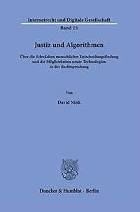 Cover: Justiz und Algorithmen.