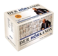 Buchcover: Marcel Reich-Ranicki (Hg.). Der Hörkanon - 40 Audio-CDs. Random House Audio, München, 2010.