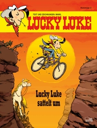 Buchcover: Mawil. Lucky Luke sattelt um - Hommage 3. Egmont Verlag, Köln, 2019.