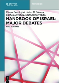 Buchcover: Handbook of Israel: Major Debates - Zwei Bände. Walter de Gruyter Verlag, München, 2016.