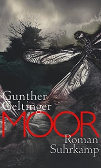 Buchcover: Gunther Geltinger. Moor - Roman. Suhrkamp Verlag, Berlin, 2013.