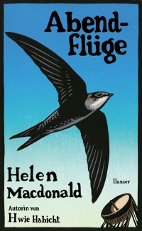 Buchcover: Helen Macdonald. Abendflüge. Carl Hanser Verlag, München, 2021.