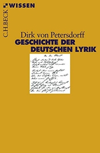 Cover: Geschichte der deutschen Lyrik